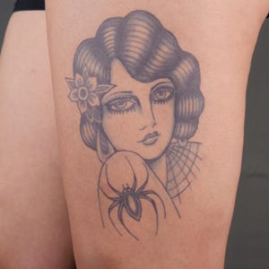 Temporary Tattoo - SpiderLady