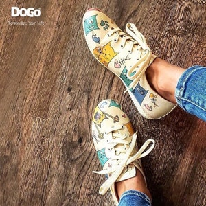 Dogo Mappa Mundi Fantastic Beast Women/'s Sneakers