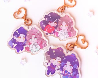 Breloque en acrylique transparent TGCF