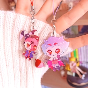 Stolas and Blitzo paired charms