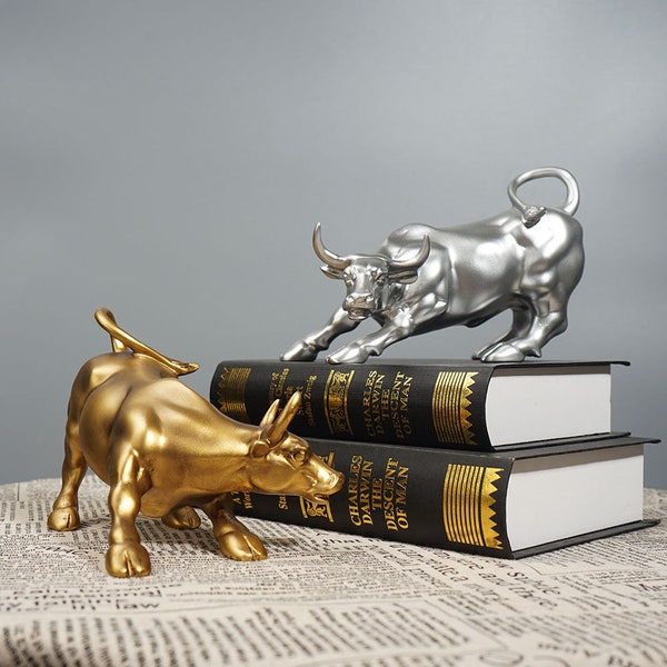 Bull and Bear Desk Statue Etsy