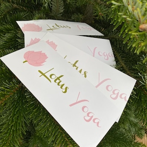 Geschenkgutschein für Lotus Mala Shop Gutschein Geschenkidee Weihnachten