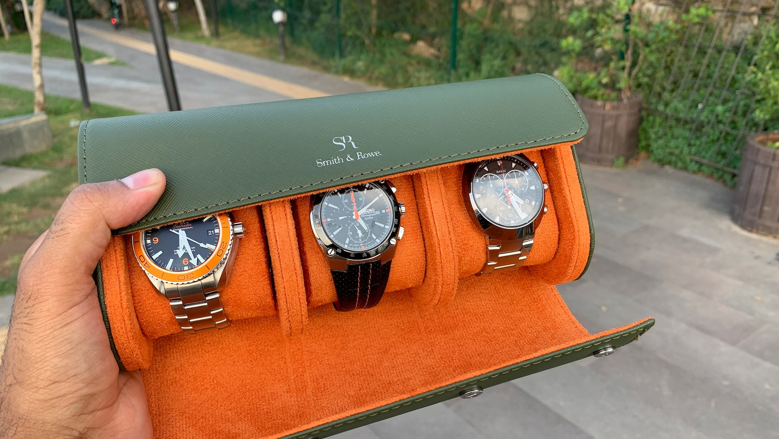 Elegant Watch Roll Leather Roll Leather Watch Case Travel Etsy