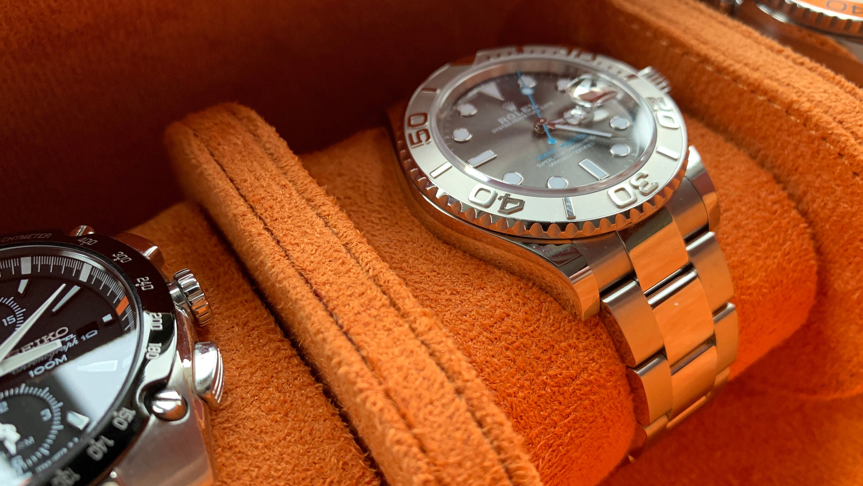 Organizer Da Viaggio GLC Straps Rotolo Porta Orologi Pelle Testa