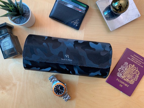 Scatola Portaorologi 10 Slot In Pelle Con Vetro - Custodia Espositore Per Collezione