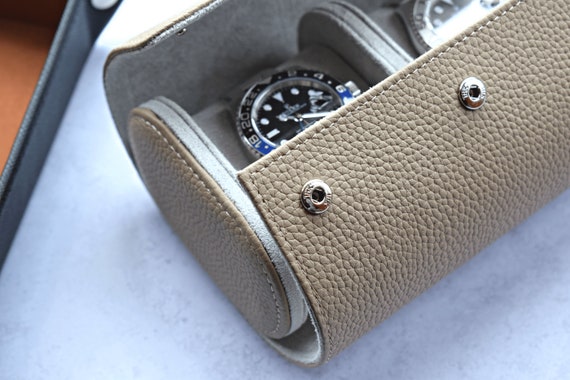 Scatola Porta Orologi Uomo, Viaggio Portatile Leggero Elegante In Pelle PU 10 Slot Orologio Organizzatore Scatola Cerniera Titolare Orologio Da Polso Display Custodia Regalo Elegante Orologi Espositor - Foto 11