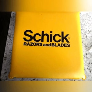 Vintage Schick Razors and Blades Stadium Seat Cushion 13 13 image 2