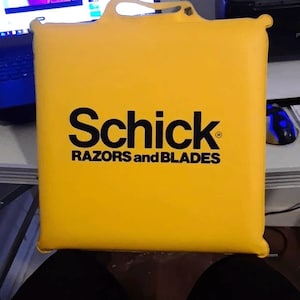 Vintage Schick Razors and Blades Stadium Seat Cushion 13 13 image 1