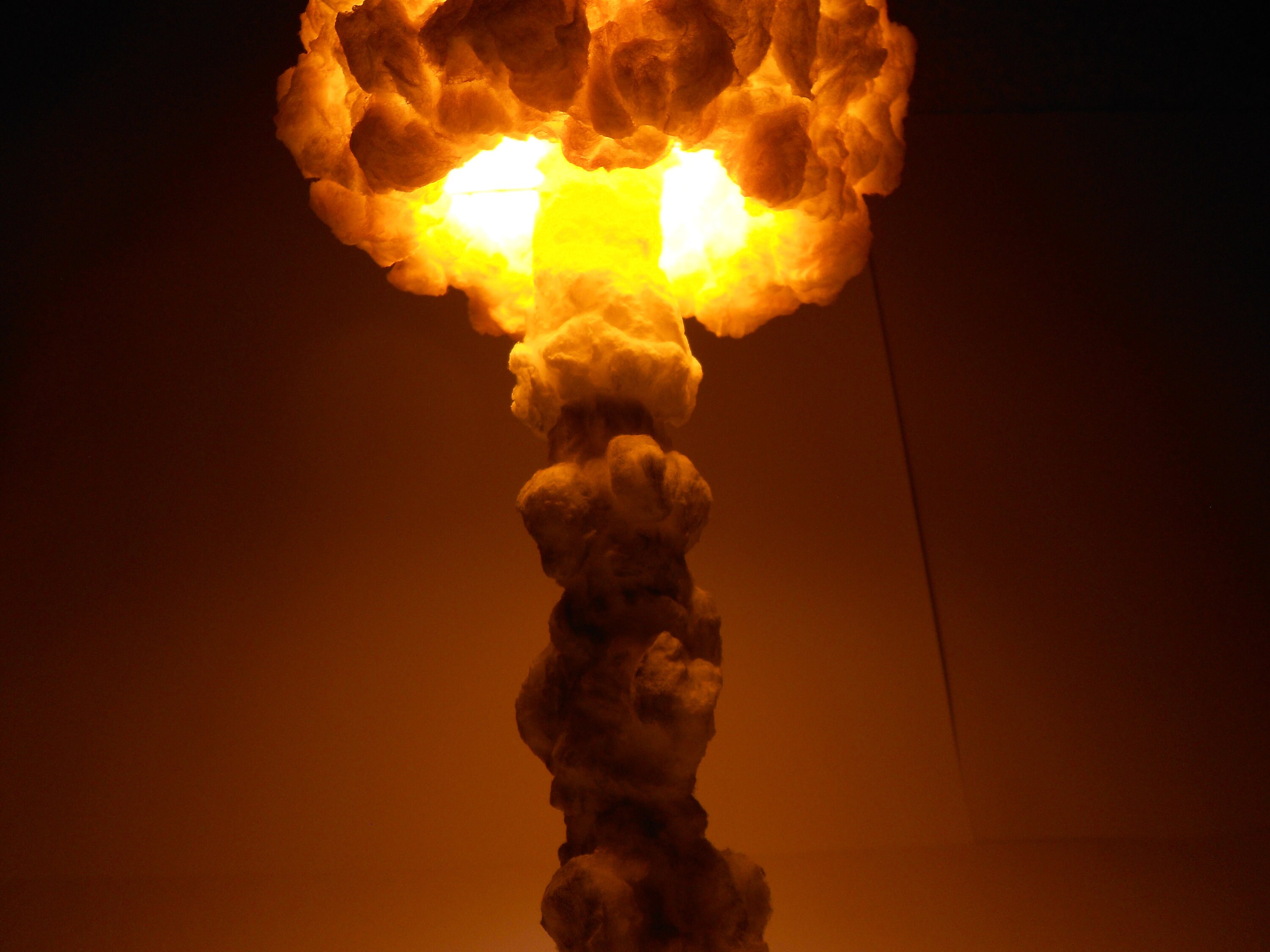 LED NighlLight / Table Lamp Nuclear Explosion Nuke lamp Etsy