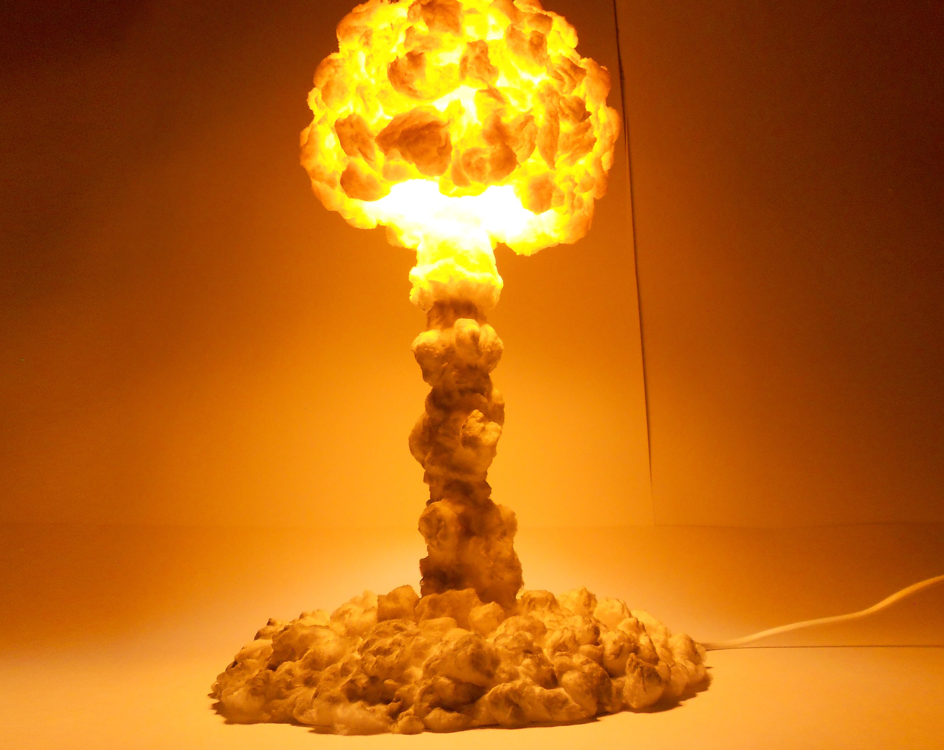 LED NighlLight / Table Lamp Nuclear Explosion Nuke lamp Etsy