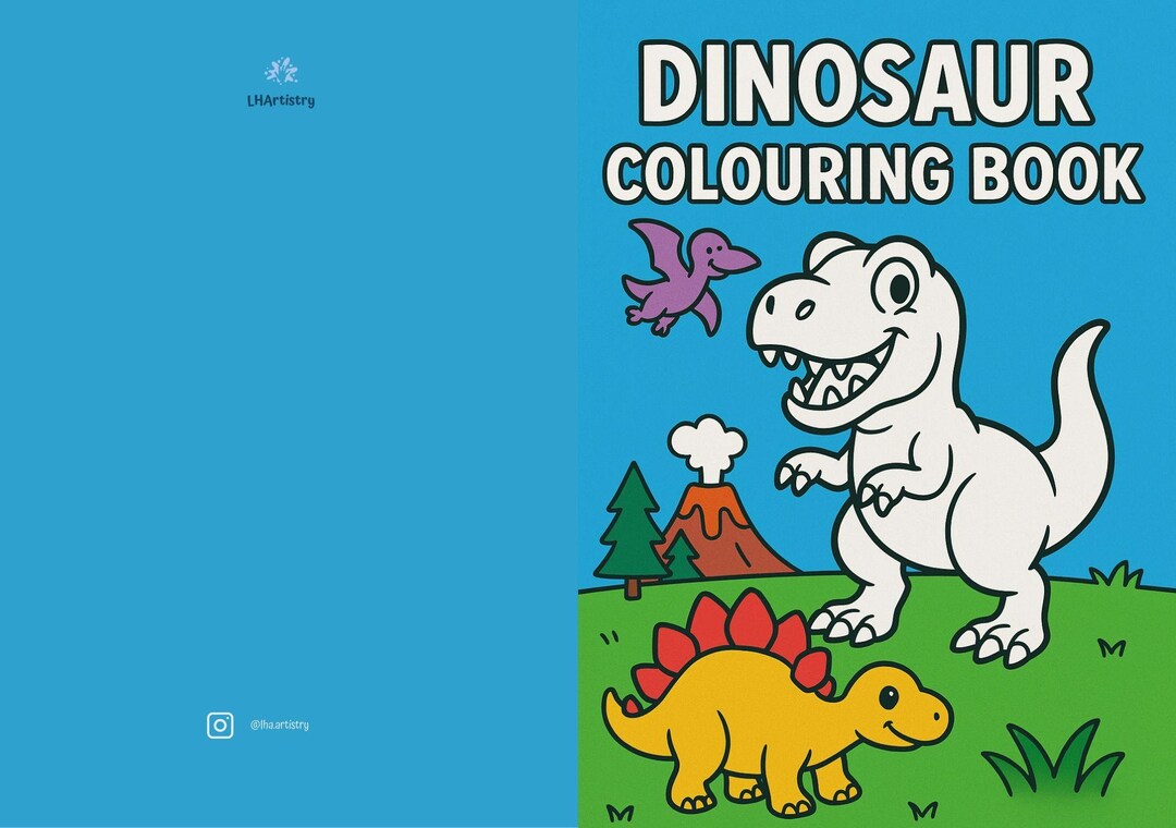 Roar-some Dinosaur Colouring Book for Kids – Fun Prehistoric Adventures ...