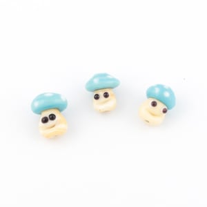 14x18mm Hand Made Murano Glass Mushroom Beads, Murano Mushroom Beads, Mushroom Murano Glass Charms, Murano Glass Findings, 1 Pcs, GEM-204