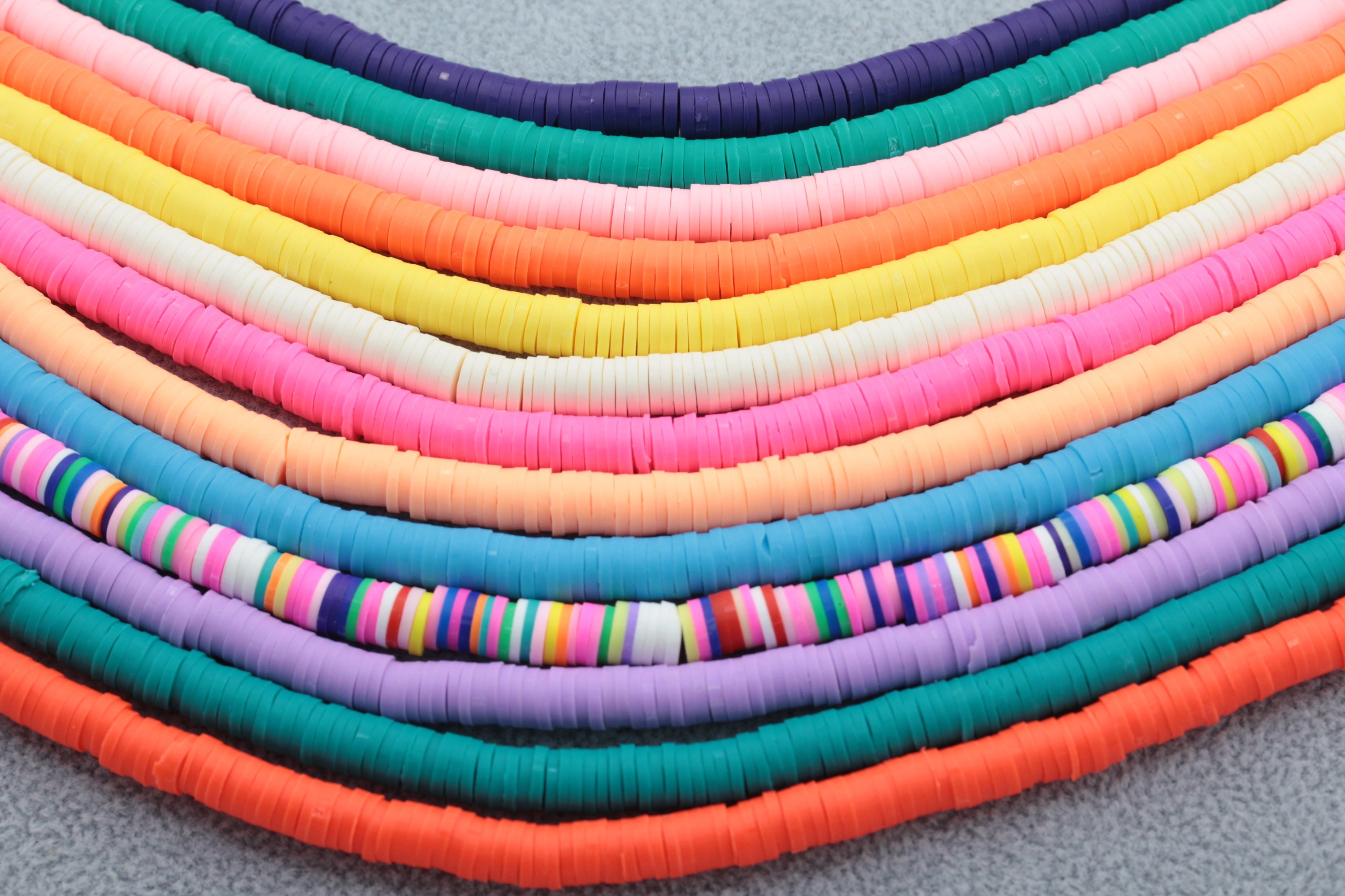 6mm Heishi Beads Polymer Clay Beads Fimo Beads Kiara Heishi Etsy UK