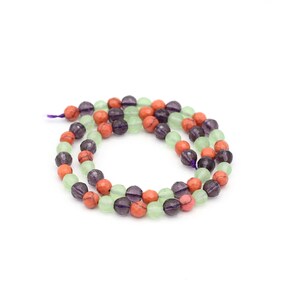 6mm Micro Faceted Natural Beads, Natural Mixed Stone Beads, Gemstone Round Beads, Beading Supplies, Bracelet Making, GEM-80