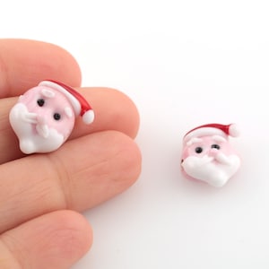 16x16mm Hand Made Murano Glass Christmas Beads, Murano Christmas Beads, Animal Murano Glass Charms, Glass Findings, 1 Pcs,GEM-346