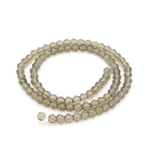 6mm Micro Faceted Natural Beads, Natural Stone Beads, Gemstone Round Beads, Beading Supplies, Bracelet Making, GEM-66