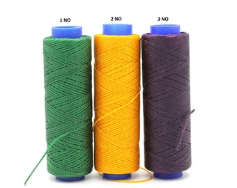 1MM Gewachst Polyester Linhasita Kordel Makramee Freundschaftsarmband Gefädelt Arbeiten Knüpfen Artisan String, Makramee Gewachst Faden Gewachst Kordel