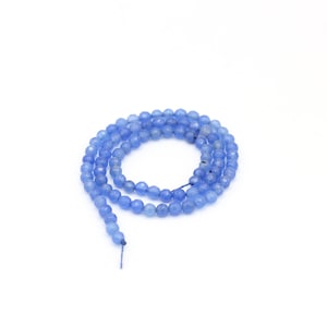4mm Micro Faceted Natural Beads, Natural Stone Beads, Gemstone Round Beads, Beading Supplies, Bracelet Making, GEM-104