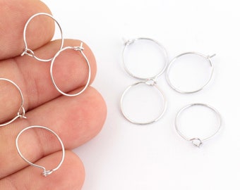 Mia Diamonds Sterling Silver RH plated and Gold-plated 23x3.5 Swirl Hoop Post Earrings Fine Jewelry for Womens Gift Set Mia Diamonds Sterling Silver RH plated and Gold-plated 23x3.5 Swirl Hoop Post Earrings Fine Jewelry for Womens Gift Set