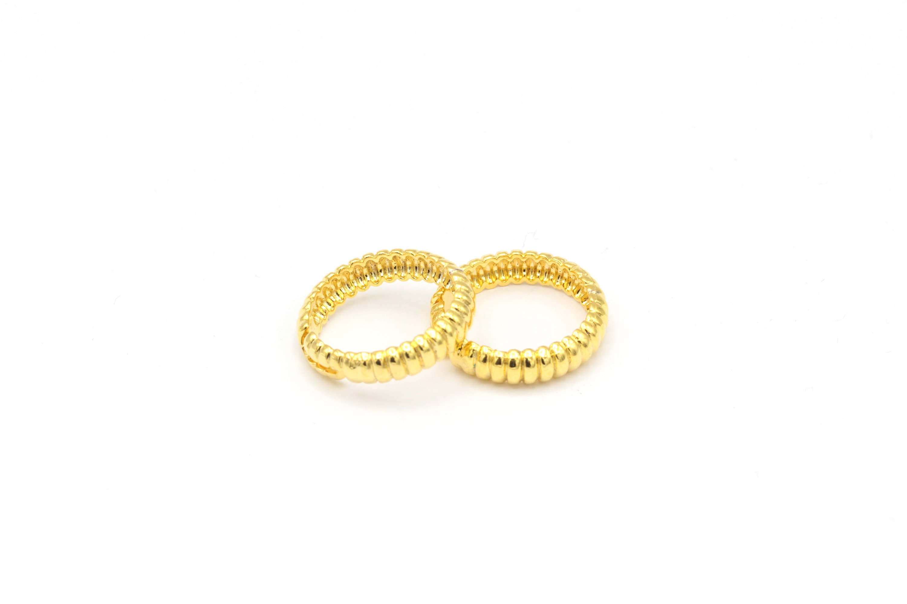 24k Gold Plated Adjustable Ring Loop Ring Twist Ring | Etsy