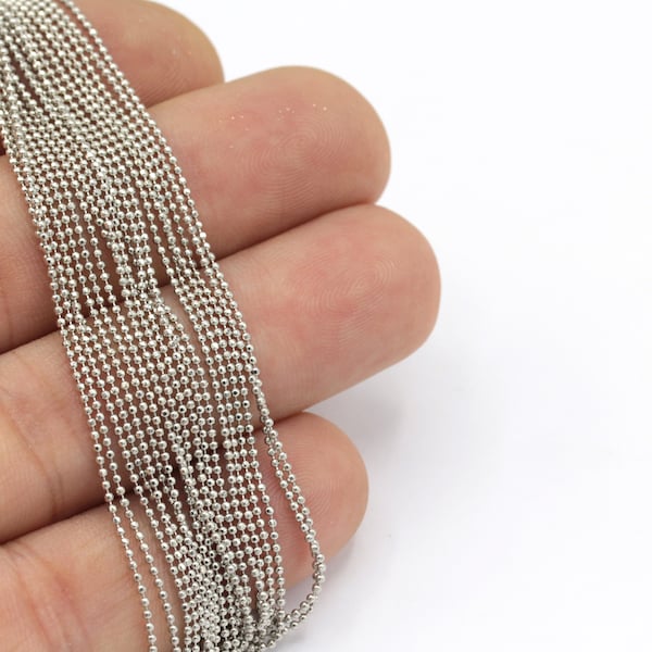 Faceted Ball Chain Etsy