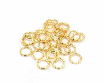 12 pcs,(1.5x12mm)24k Gold Plated Big Jump Rings, Open Jump Rings, Brass Jumprings, Jump Rings Connector,Gold Plated Findings,  ALT-629