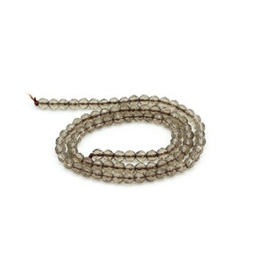 4mm Micro Faceted Natural Beads, Natural Stone Beads, Gemstone Round Beads, Beading Supplies, Bracelet Making, GEM-87