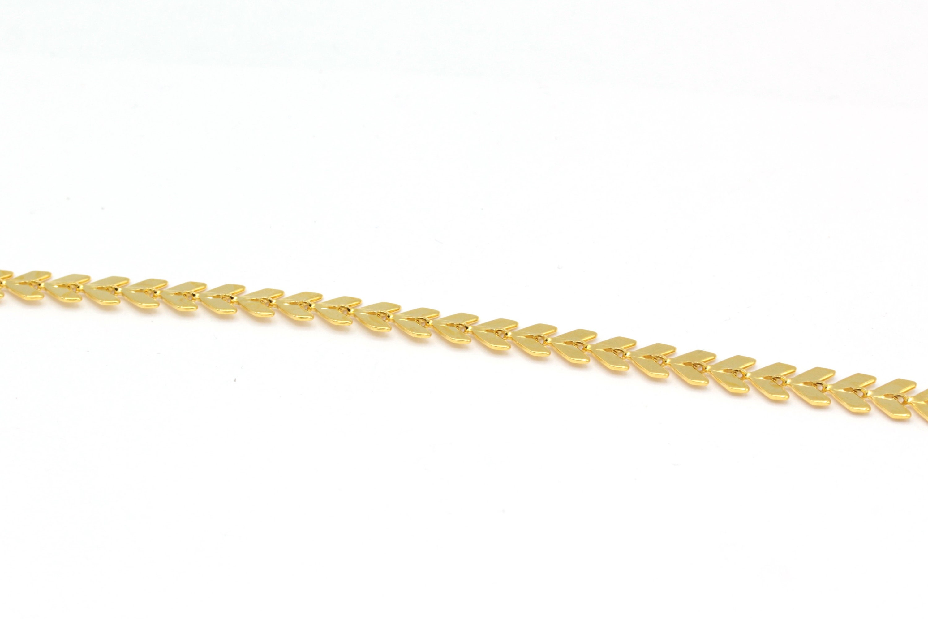 24k Gold Plated Arrow Chains, Arrow Chains, Chevron Arrow Chains ...