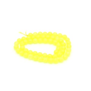 6mm Micro Faceted Natural Beads, Natural Yellow Stone Beads, Gemstone Round Beads, Beading Supplies, Bracelet Making, GEM-64