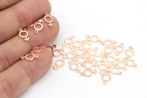 Feminist Venus Symbol, Gender Symbol Necklace, Male Symbol, Venus