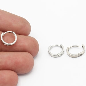2 Pcs Rhodium Plated Leverback Earring, Leverback Earrings, Dainty Hoop Earrings, Earring Clasp, Earring Earlier, Earring Findings, KP-475