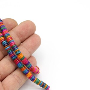 Natural Gemstone Rondelle Beads, Natural Gemstone Beads, Rondelle Wheel Spacer Beads, Jewelry Supply Bracelet Necklace,2x6mm,1Strand,GEM-169