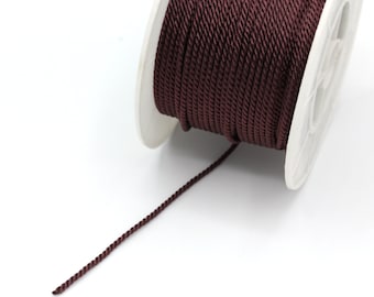5yards Waxed Corduroy Cord 0.5mm String Bracelet Rope Necklace Multi Color Nylon 5yards Waxed Corduroy Cord 0.5mm String Bracelet Rope Necklace Multi Color Nylon