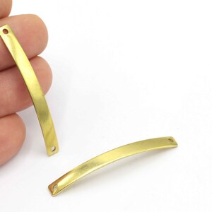 Raw Brass Bangle, Raw Brass Tag, Personalized Jewelry Tag, Name Bar Bracelet, Name Tag Charm Bracelet, Wholesale, 3Pcs, HM-402