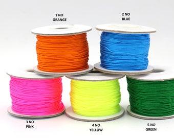 0.80mm Chinese Knot Nylon Cord for Shamballa Bracelet Macrame Beads Kumihimo String, Knitting String, Macrame String