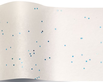 Blue Topaz Gemstone Tissue Paper  Large Sheets 500mm x 760mm