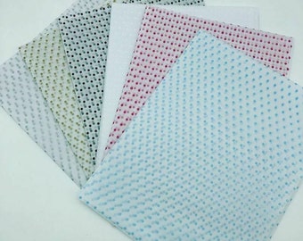 100 Sheets Polka Dot Acid Free Tissue Paper 17-19gsm 450mm x 700mm NEXT DAY DELIVERY