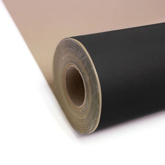 Black Kraft Roll Wrapping Paper 500mm Choose Length 