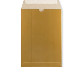 Gold All Board Envelopes Choose Sizes & Qty