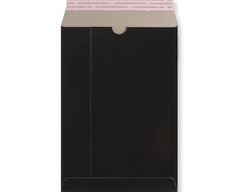 Black All Board Envelopes Choose Sizes & Qty