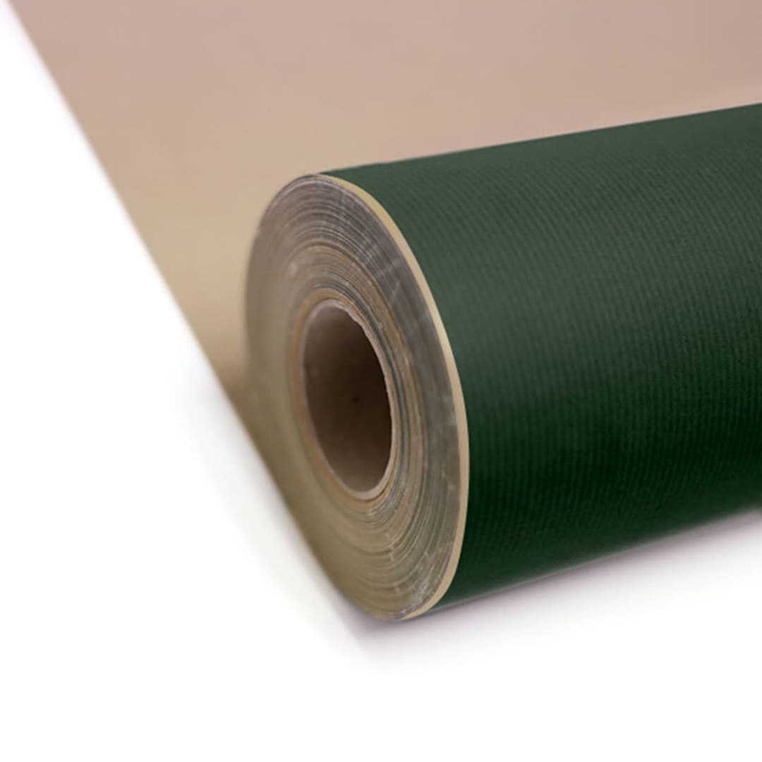 Dark Green Kraft Roll Wrapping Paper 500mm Choose Length Etsy UK