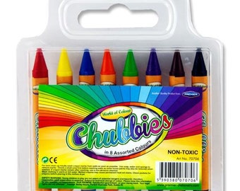 Pack of 8 Super Jumbo Chubby Crayons