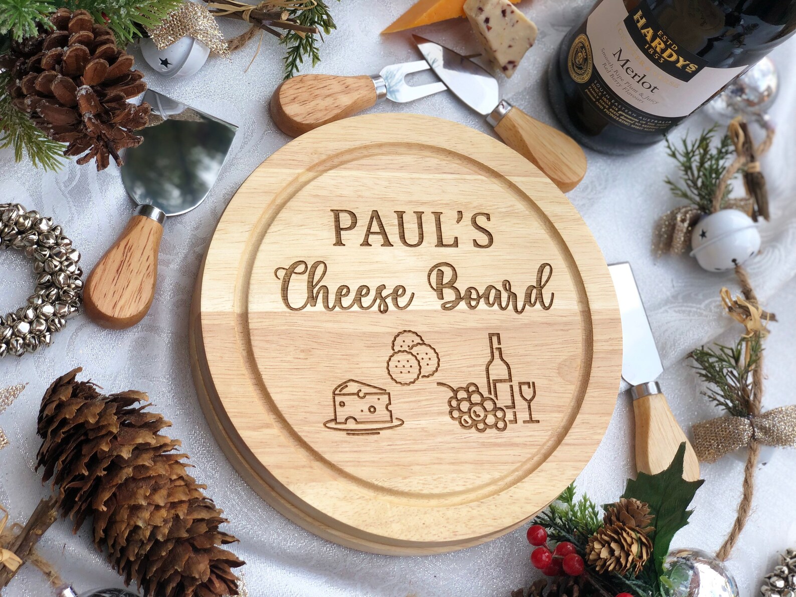 Tabla de queso grabada personalizada Tabla de quesos de Etsy México