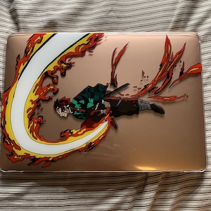 Funda para portátil personalizada con diseño de anime para MacBook