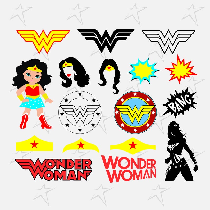 Download Wonder Woman SVG PNG DXF. Instant download files for Cricut | Etsy