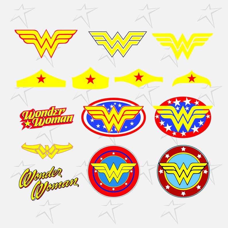 Download Wonder Woman SVG PNG DXF. Instant download files for Cricut | Etsy