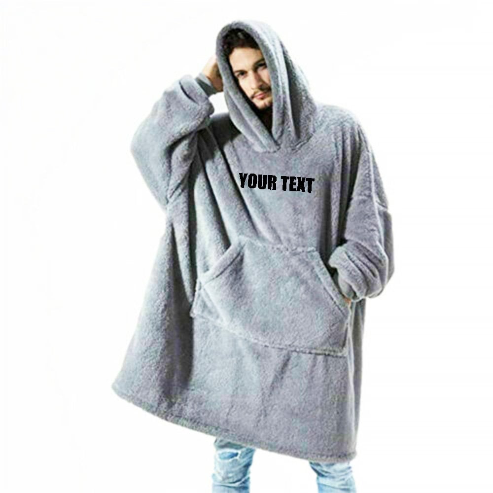 Personalised Adults Fleece Oversized Lounge Hoodie H OODIE | Etsy