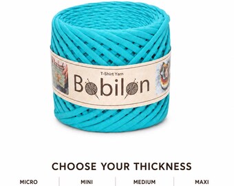 Cotton T Shirt Yarn 4 Thicknesses Chunky Fabric Yarn for Crochet Bags Baskets Tiffany