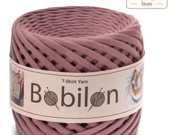 Chunky T Shirt Yarn 100m for Crochet Bags and Baskets, Lilac