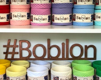 T-shirt eco-friendly cotton yarn ball of 110 yds, 5-7 mm yarn thickness, ribbon jersey basket yarn, multicolored trapillo yarn for bag